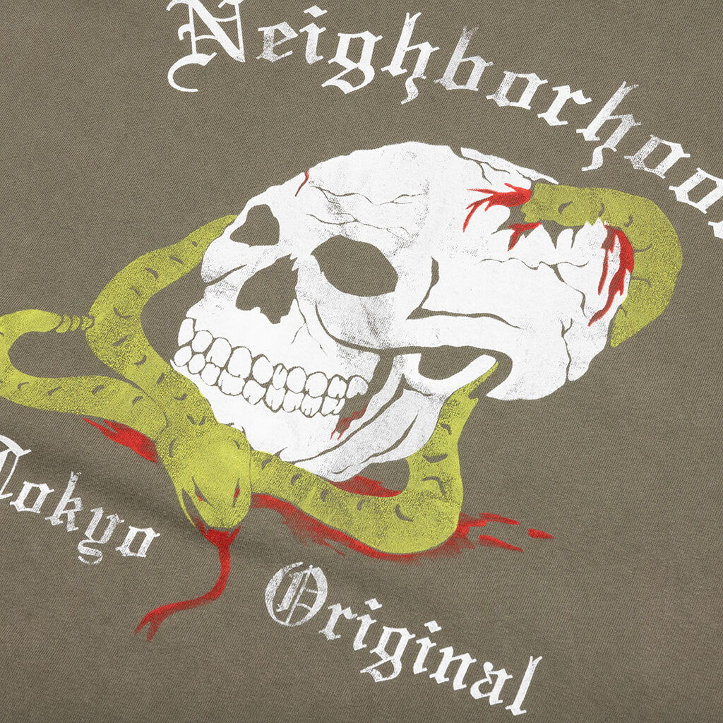Savage Crewneck L/S - Olive Drab - Image 4