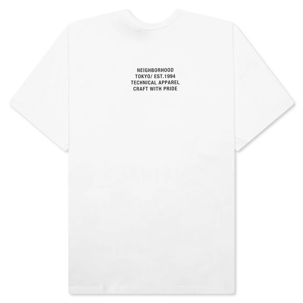 Sheltech S/S Crewneck - White - Image 2