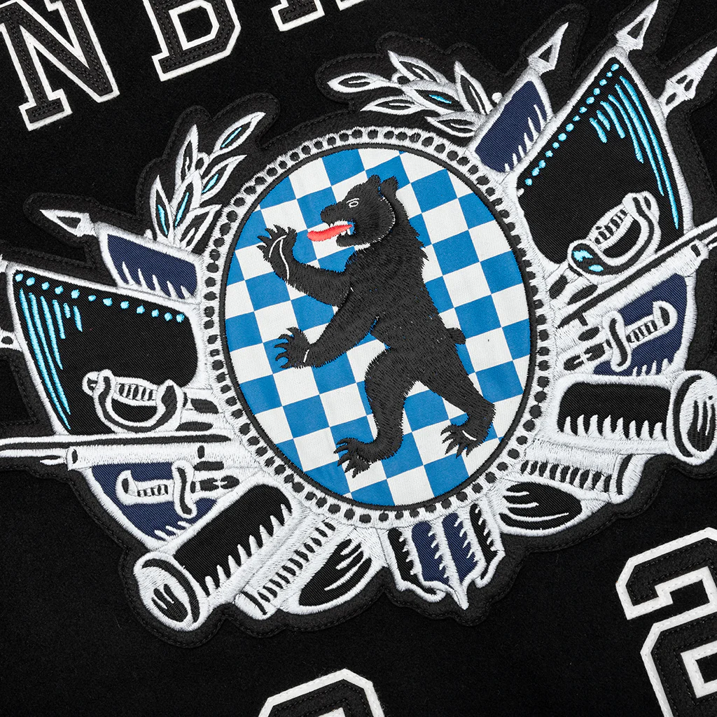 Stadium Jacket - Black/White - Image 6