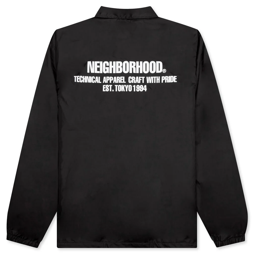 Windbreaker Jacket - Black - Image 2