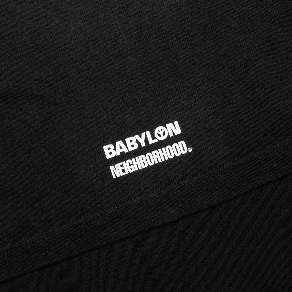 Neighborhood x Babylon Tee LS-2 - Black - Image 3