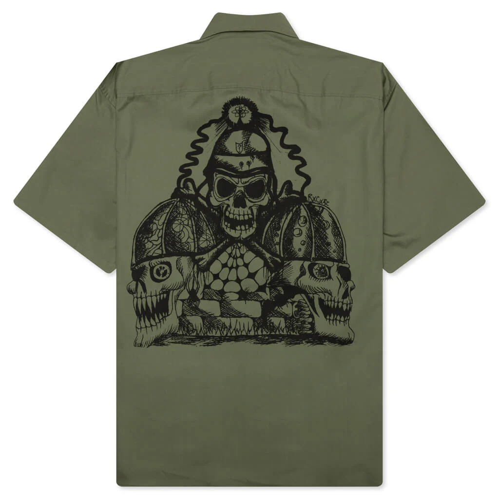 Neighborhood x Babylon BD Shirt SS-2 - Olive Drab - Image 2