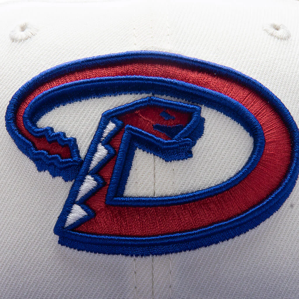 FEATURE x New Era 59FIFTY Fitted AZ Diamondbacks 2001 World Series - Snow/Grey - Image 2
