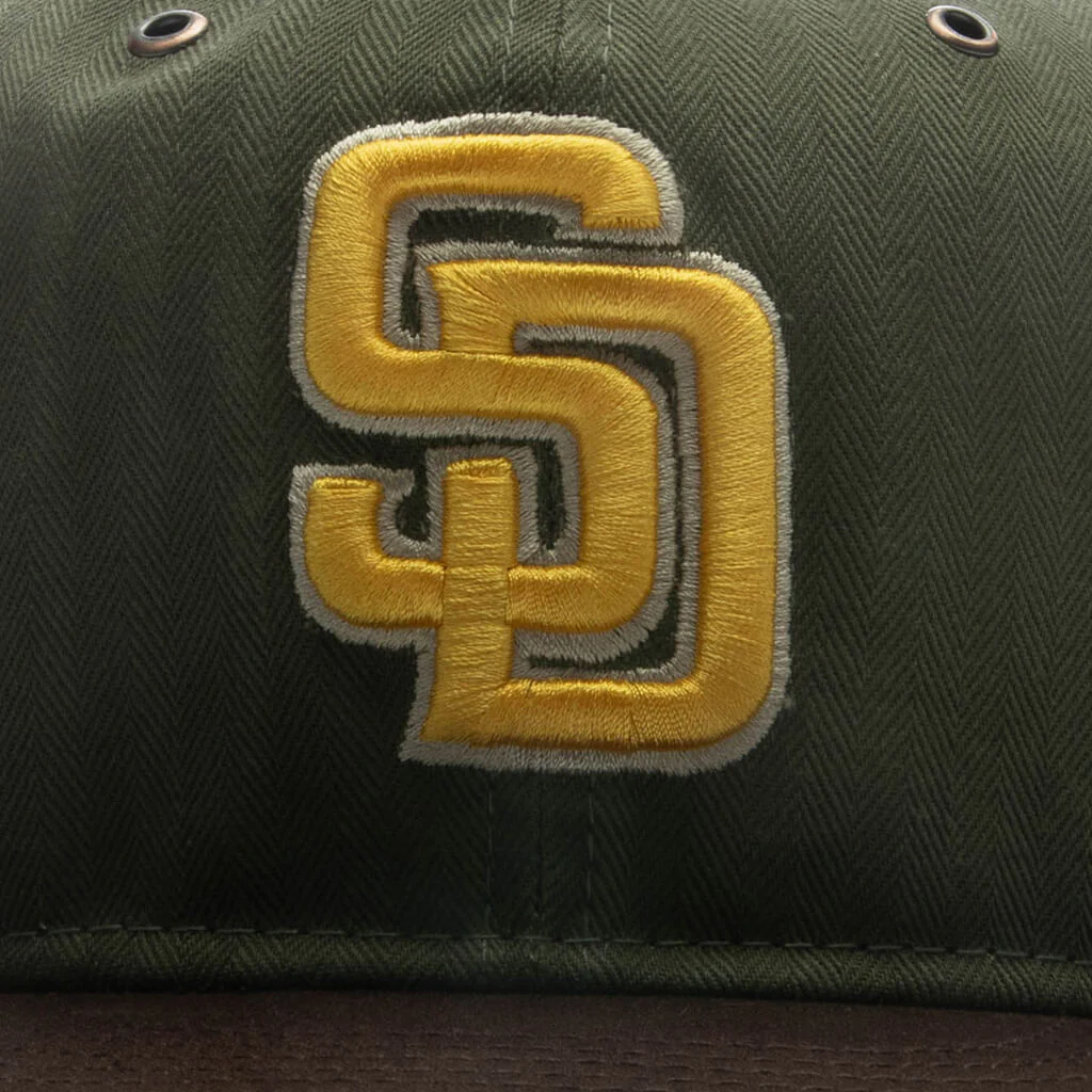 American Herringbone 59FIFTY Pre-Curved - San Diego Padres - Image 2