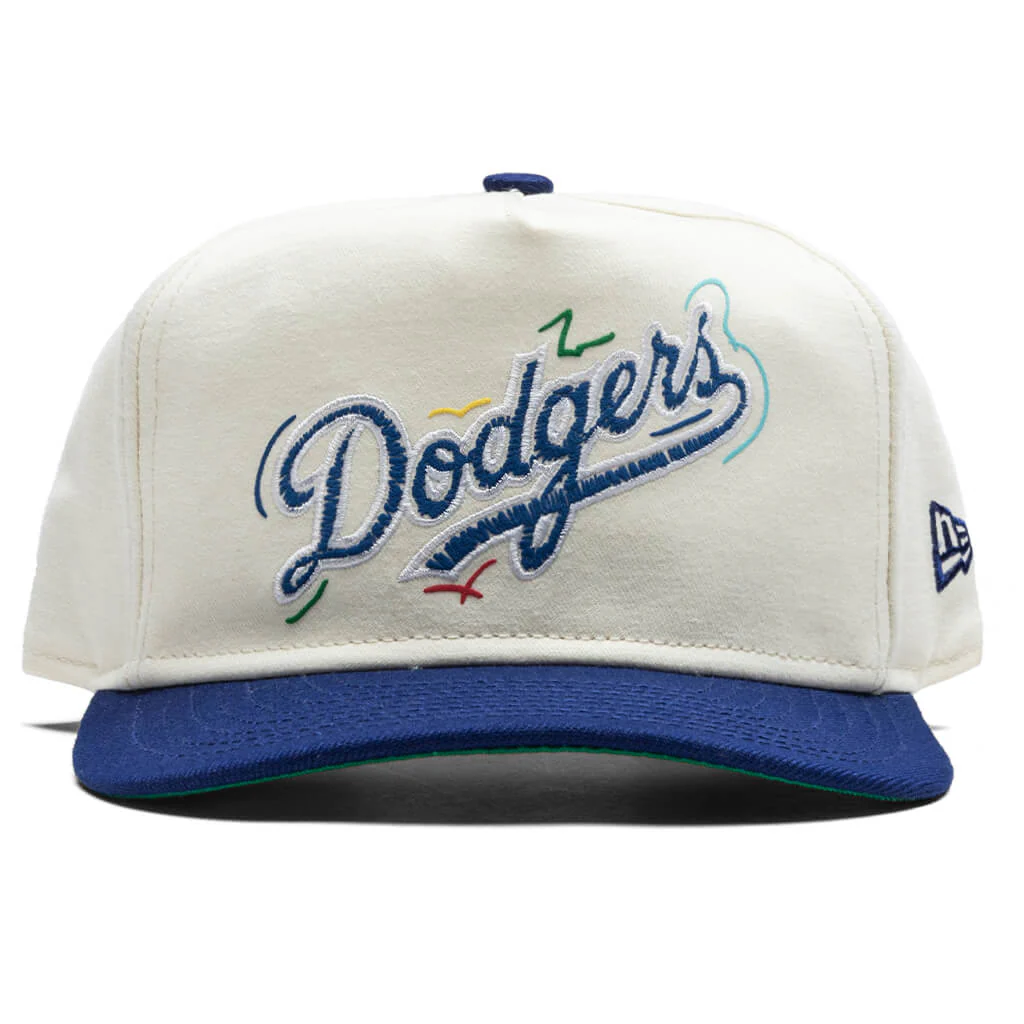 The Golfer Snapback Team Scribble - Los Angeles Dodgers