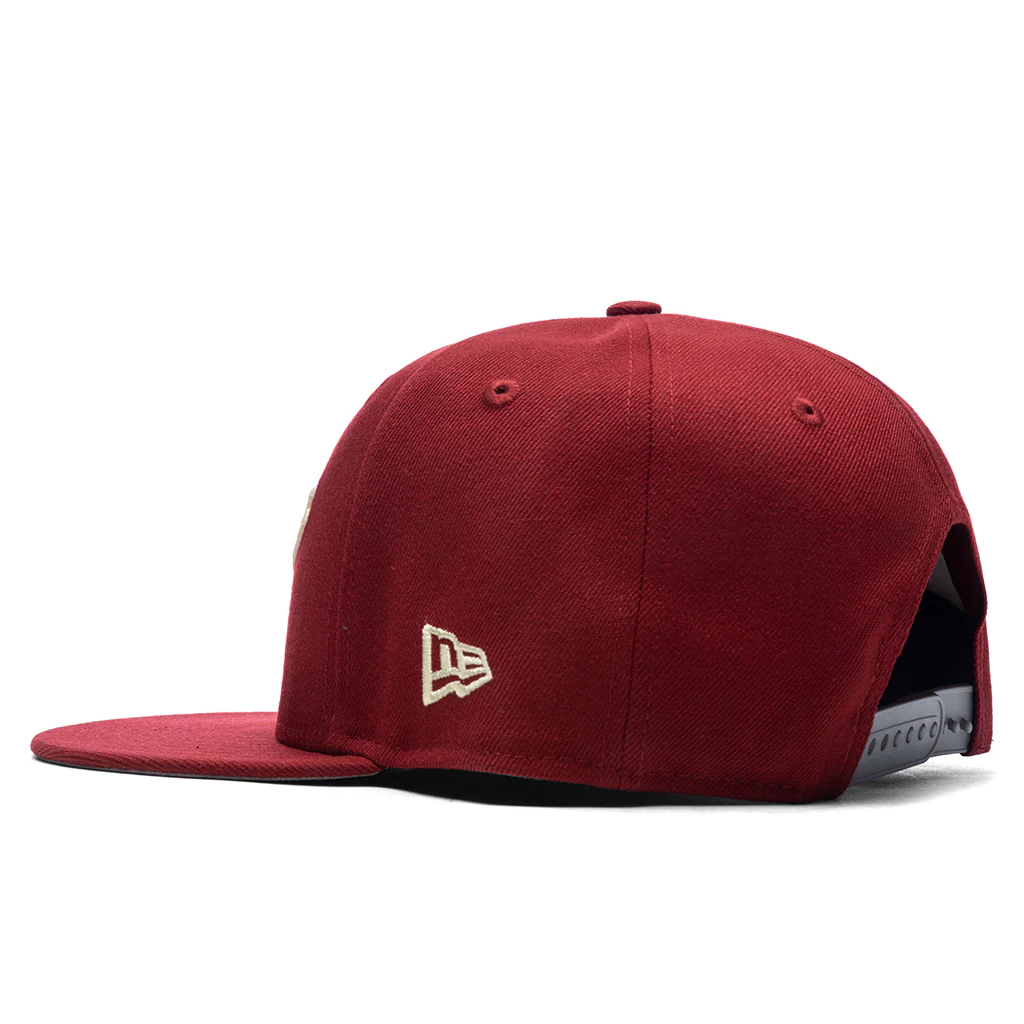 FEATURE x New Era 9FIFTY Cutlass - Red/Wheat - Image 4
