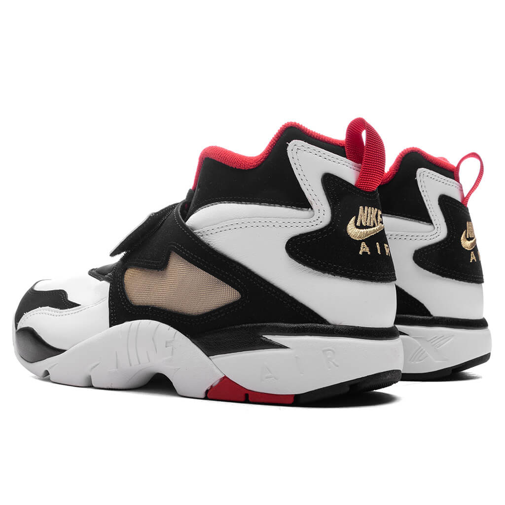 Air Diamond Turf - White/Fire Red/Black/Metallic Gold - Image 3