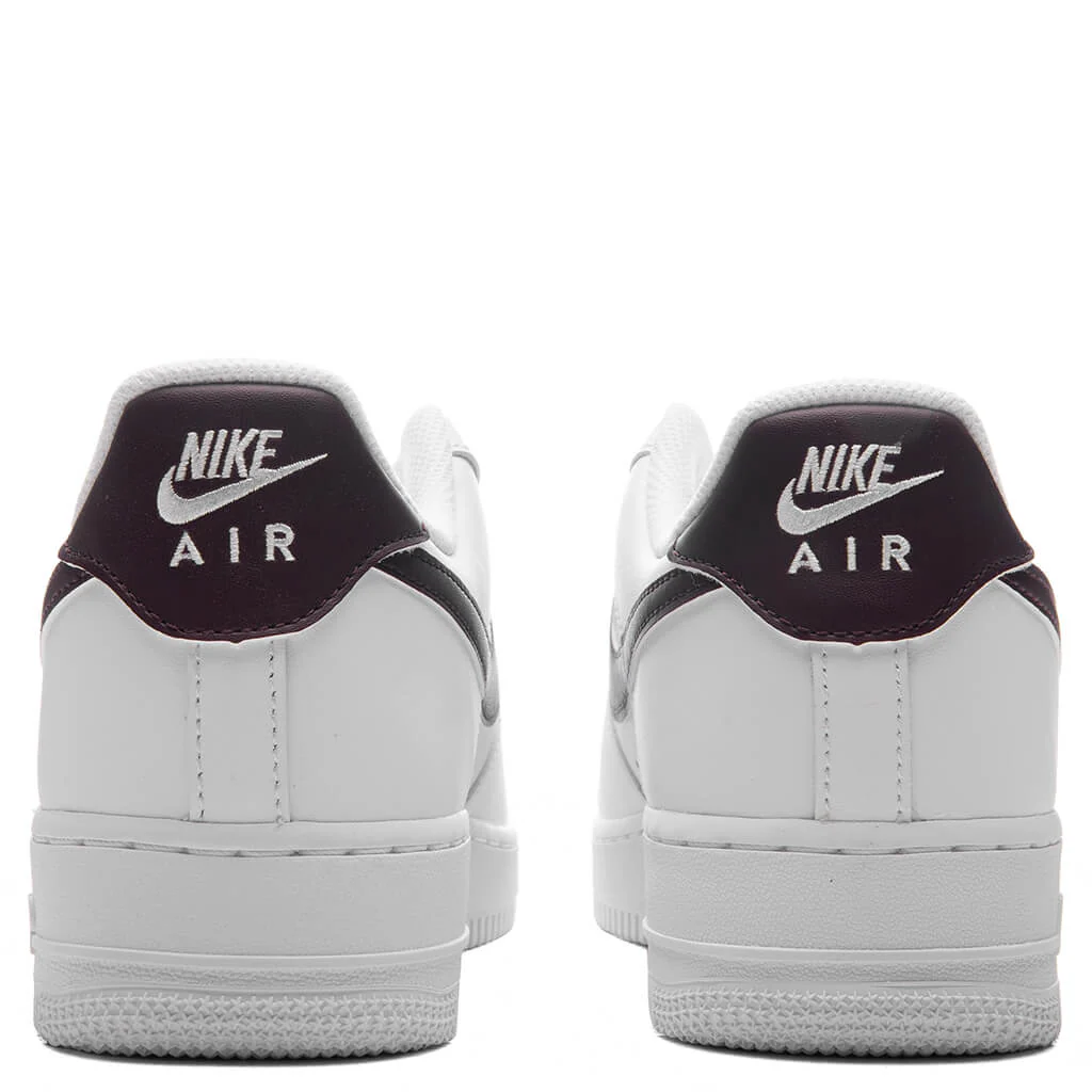 Air Force 1 '07 - White/Burgundy Crush - Image 4