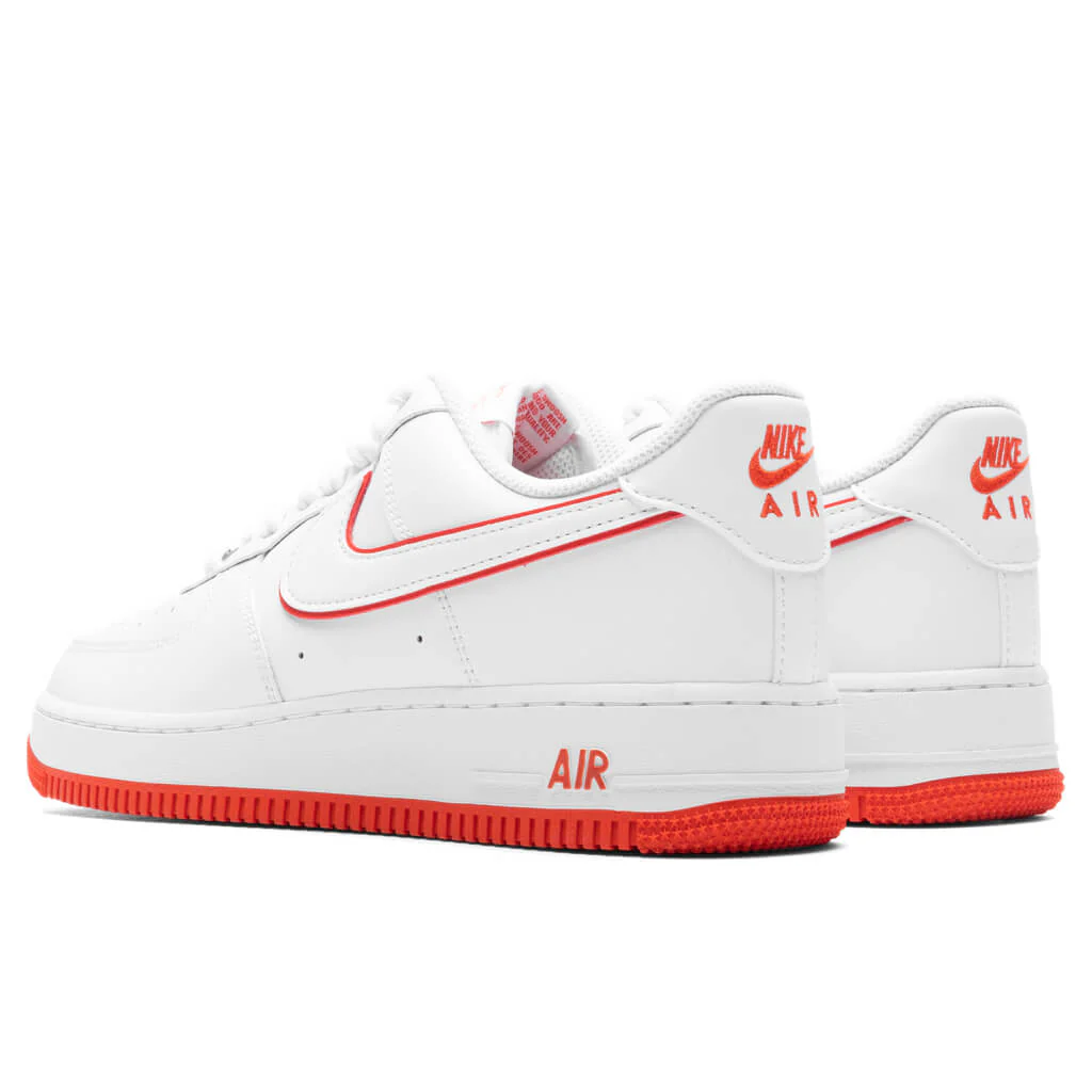 Air Force 1 '07 - White/White/Picante Red - Image 3