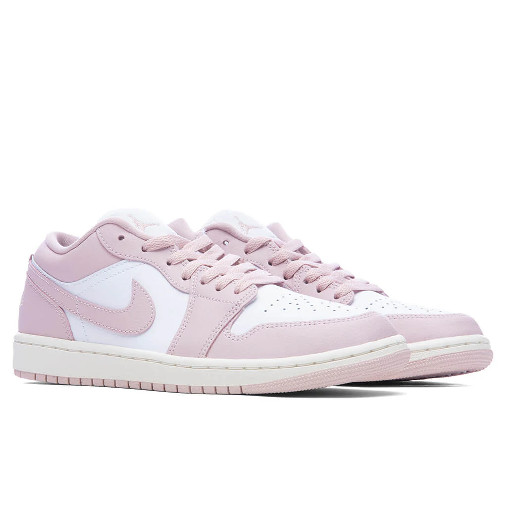 Women's Air Jordan 1 Low - White/Pink Oxford/Sail - Image 2