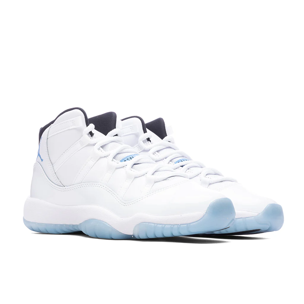 Air Jordan 11 Retro (GS) - White/Legend Blue/Black - Image 2