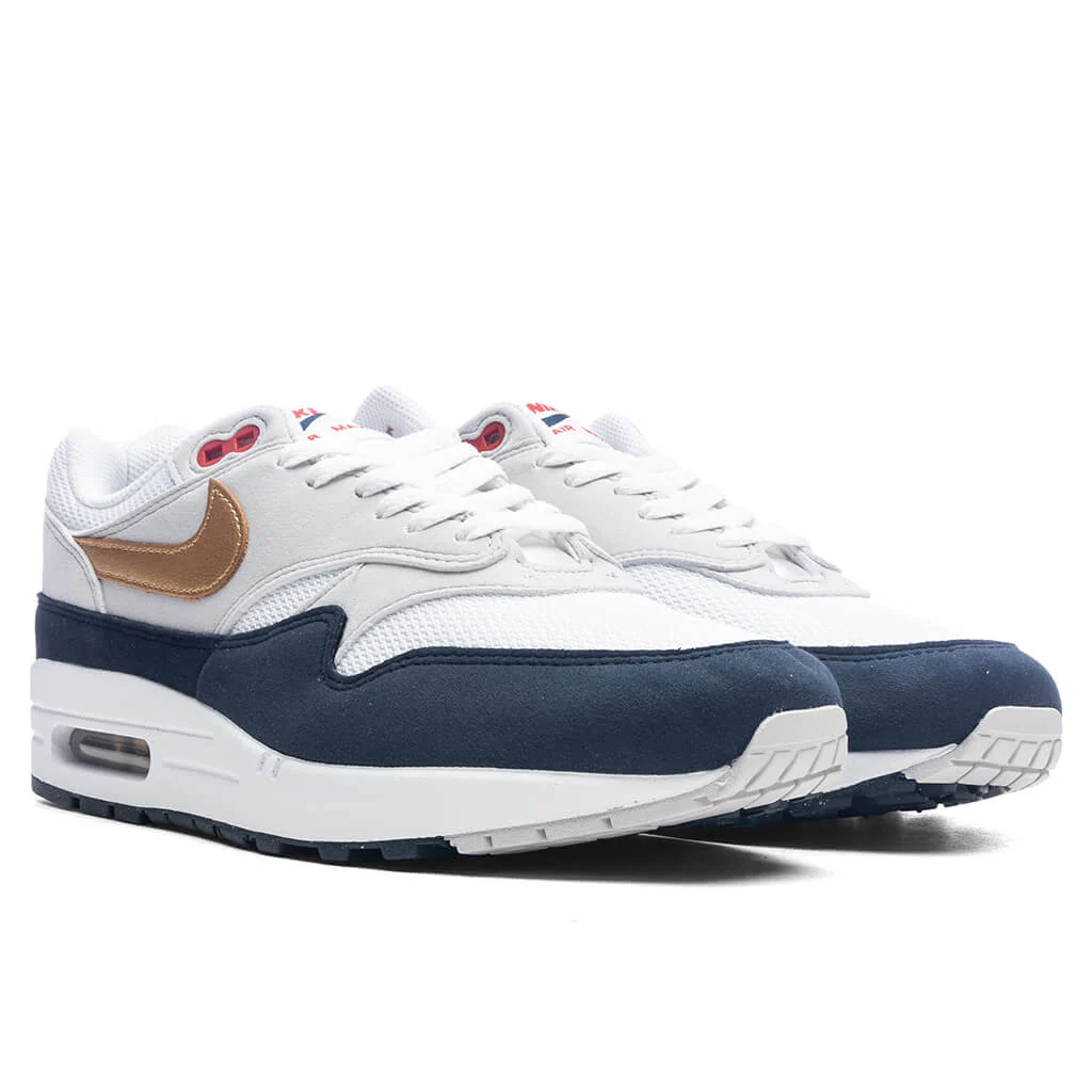 Air Max 1 'Olympic' - Obsidian/Metallic Gold/White - Image 2