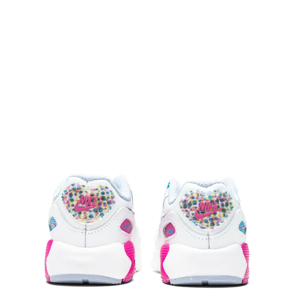 Air Max 90 LTR SE (TD) - White/Multi/Active Fuchsia - Image 4