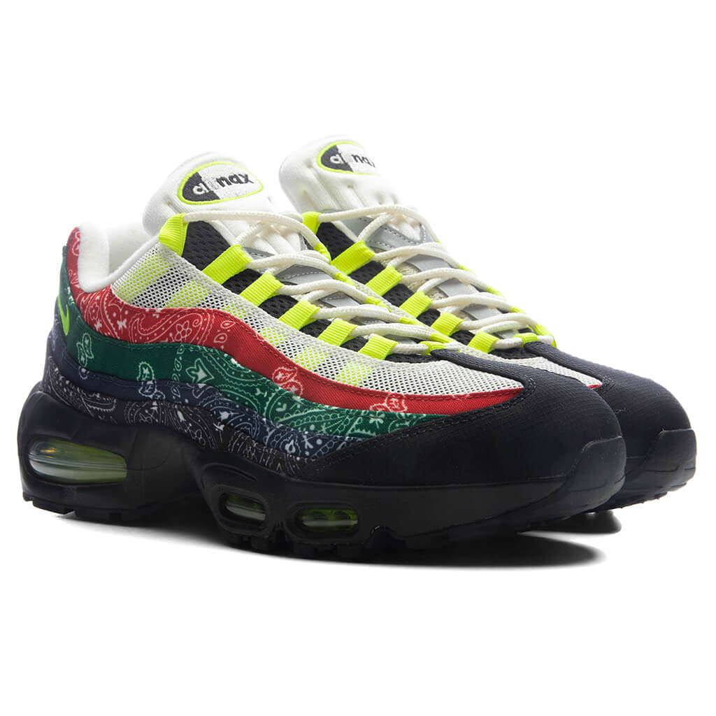 Air Max 95 Big Bubble - Sail/Volt/University Red/Sport Green - Image 2