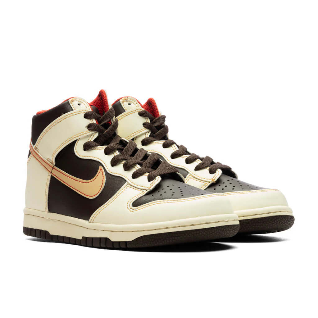Dunk High (GS) - Baroque Brown/Sesame/Coconut Milk - Image 2