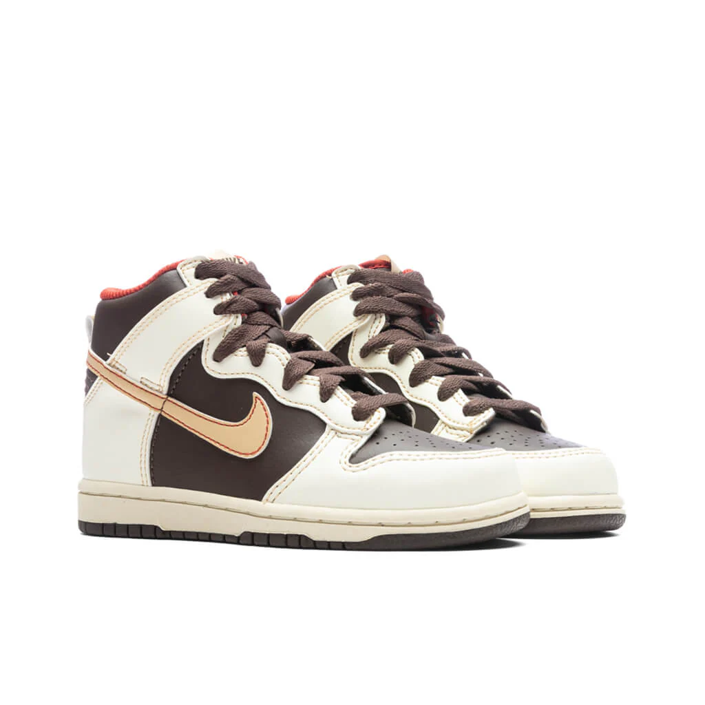 Dunk High (PS) - Baroque Brown/Sesame/Coconut Milk - Image 2