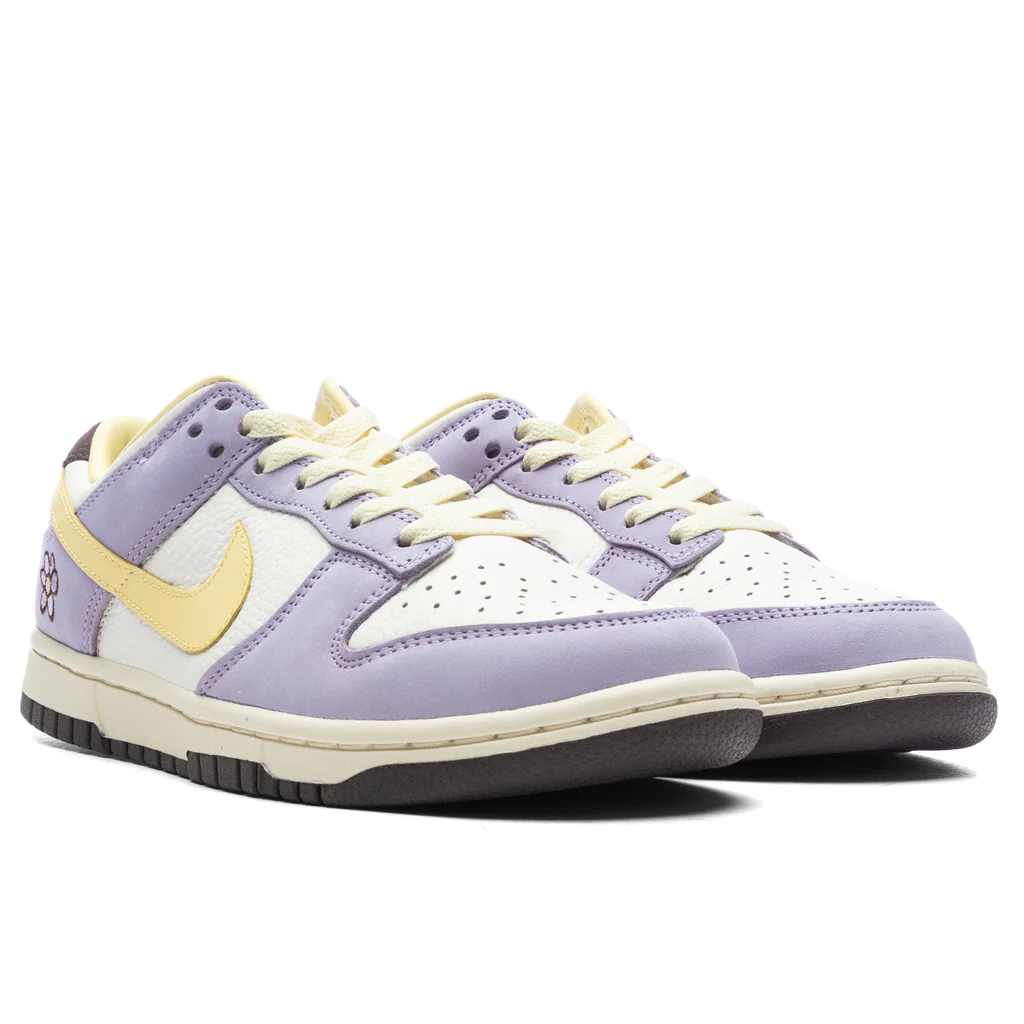 Women's Dunk Low 'Lilac Bloom'  - Lilac Bloom/Soft Yellow/Sail - Image 2