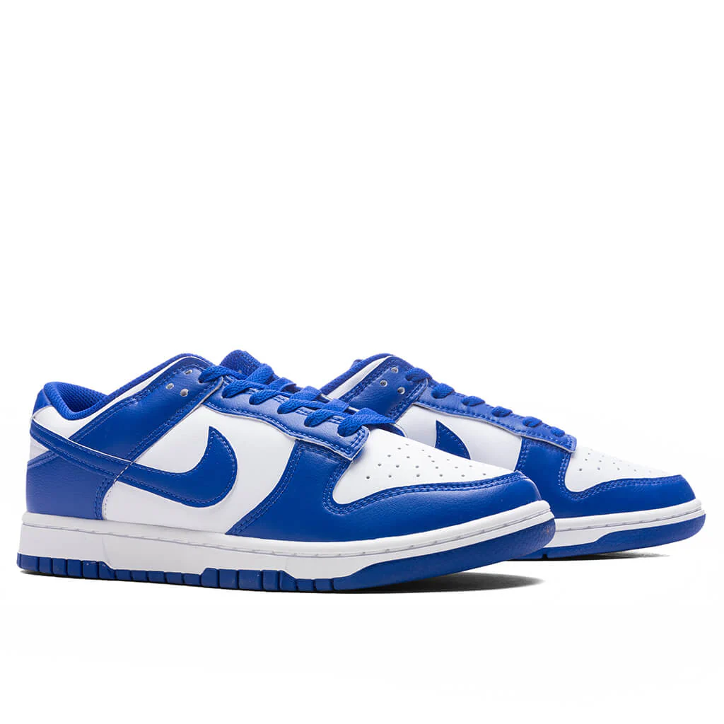 Dunk Low Retro - White/Hyper Royal/White - Image 2