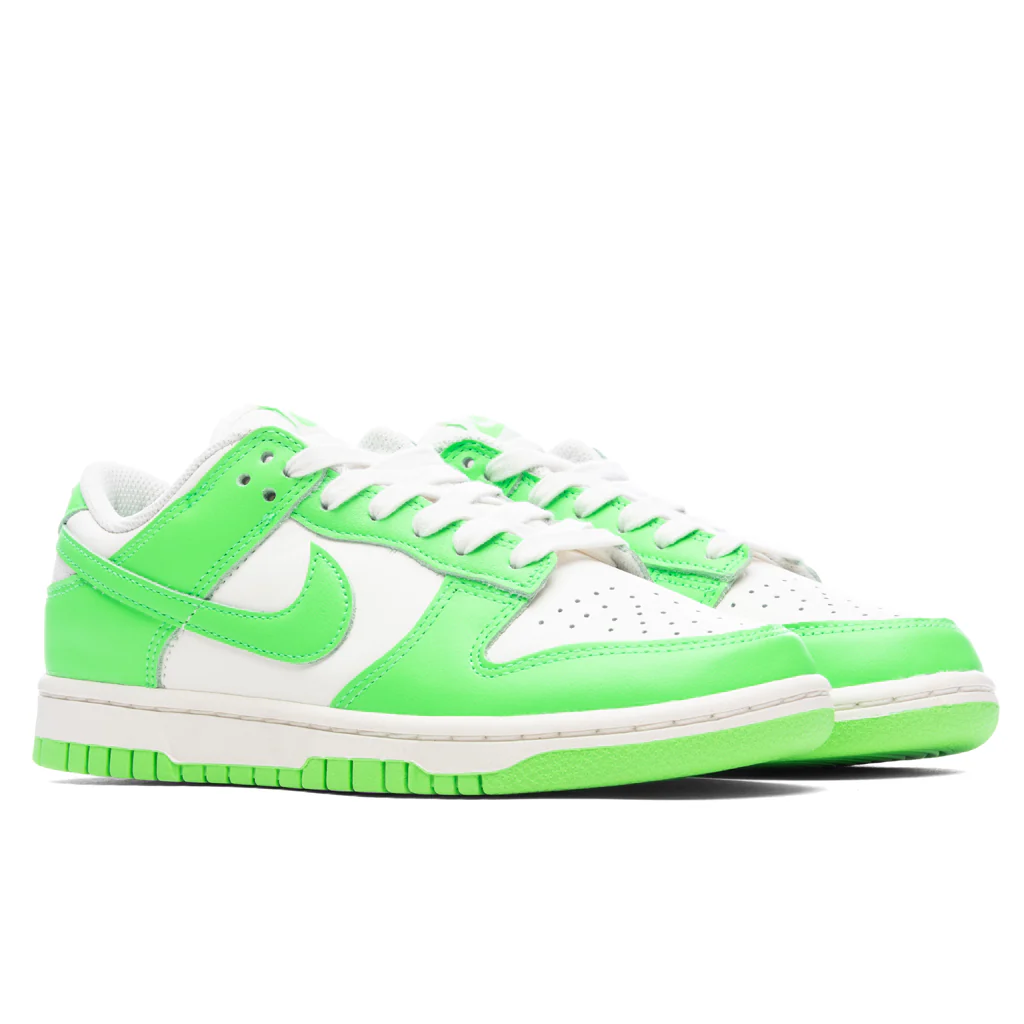 Women's Dunk Low - Sail/Green Strike - Image 2