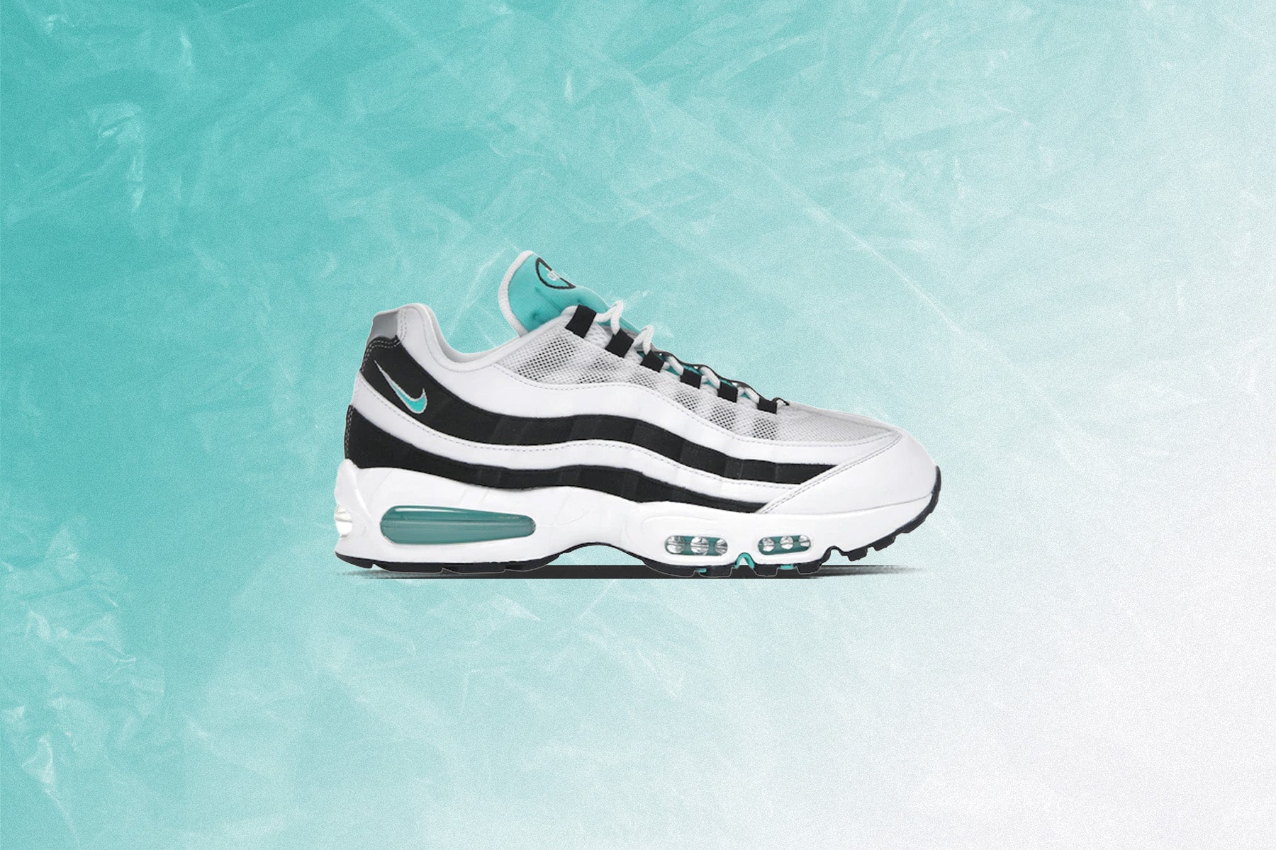 Air Max 95 OG 'Black Border' - White/Hyper Jade/Black/Metallic Silver - Image 5