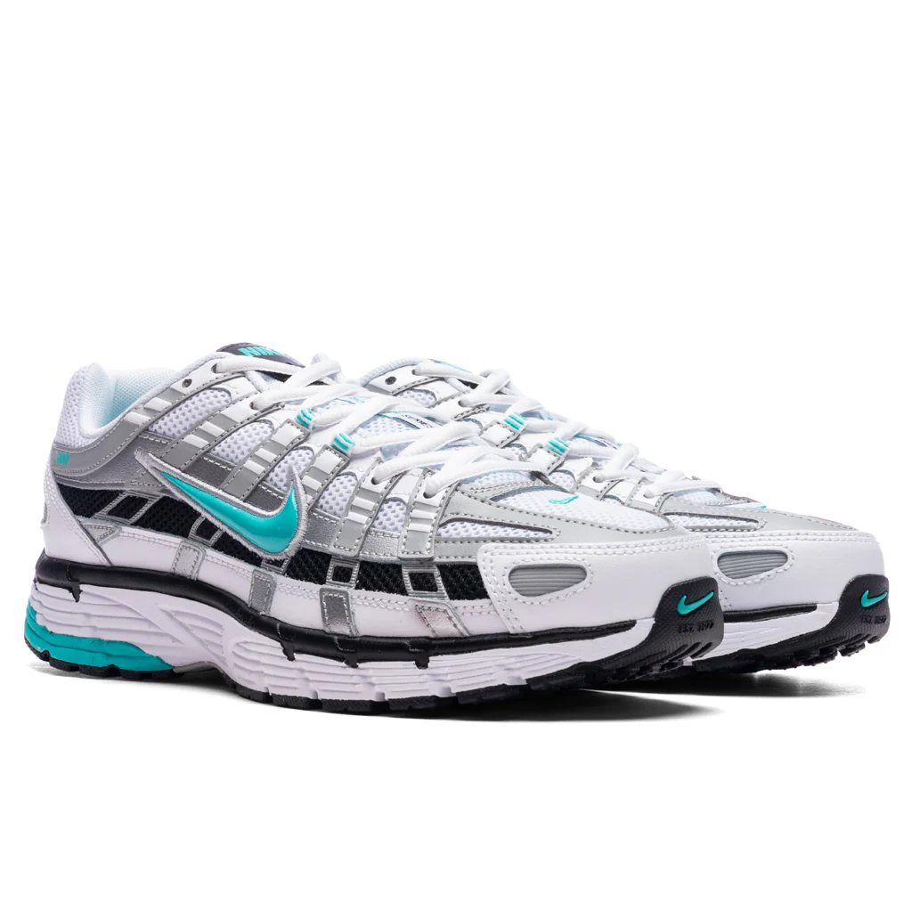 P-6000 - White/Dusty Cactus/Metallic Silver - Image 2