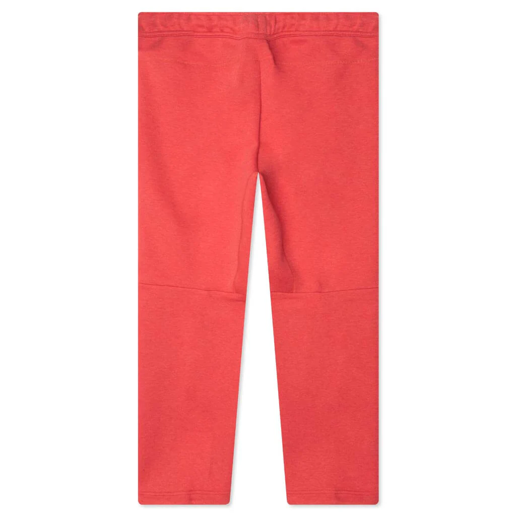 Sportswear Tech Fleece Open Hem Sweatpants - Light University Red Heather/Black - Image 2