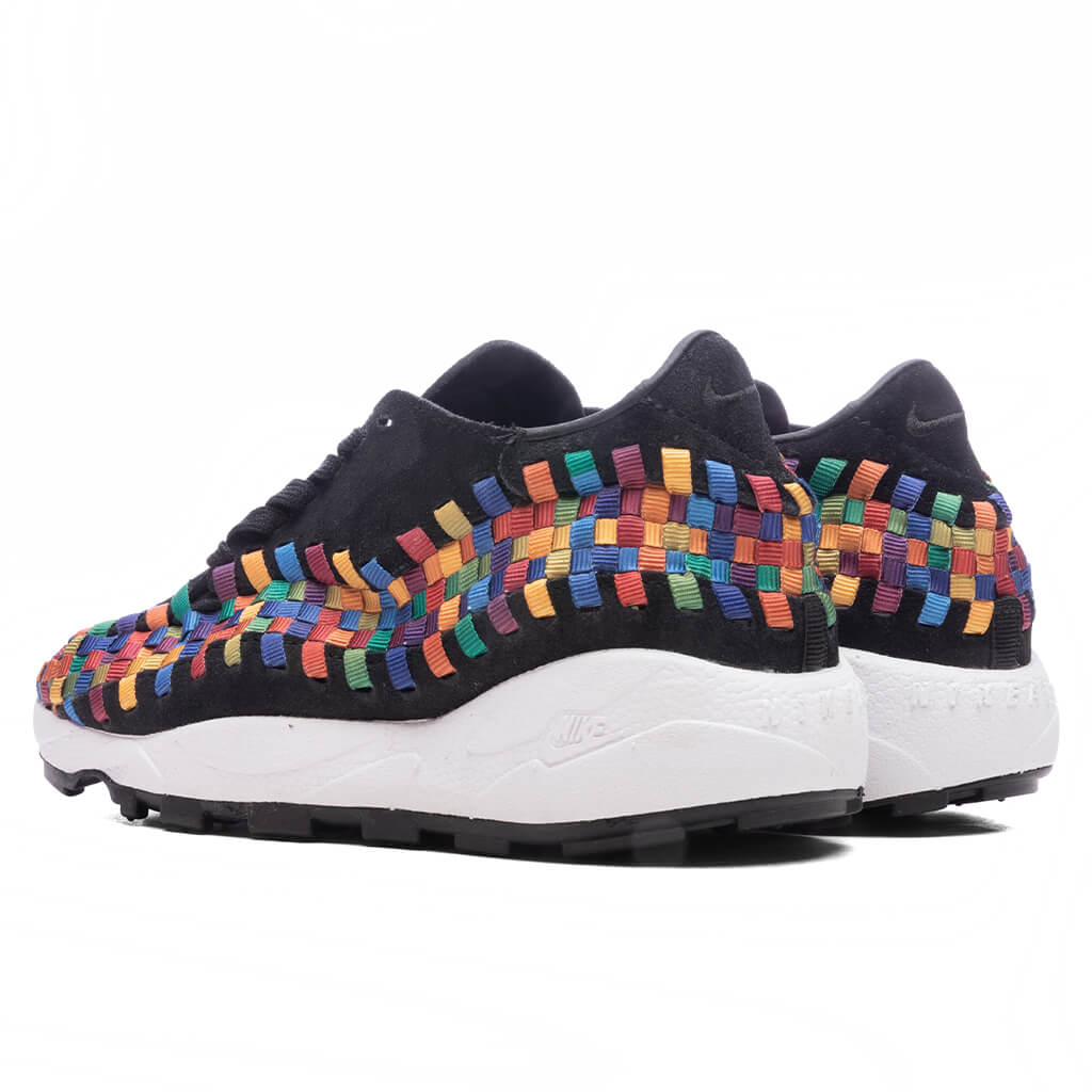 Women's Air Footscape Woven - Black/Black/White - Image 3