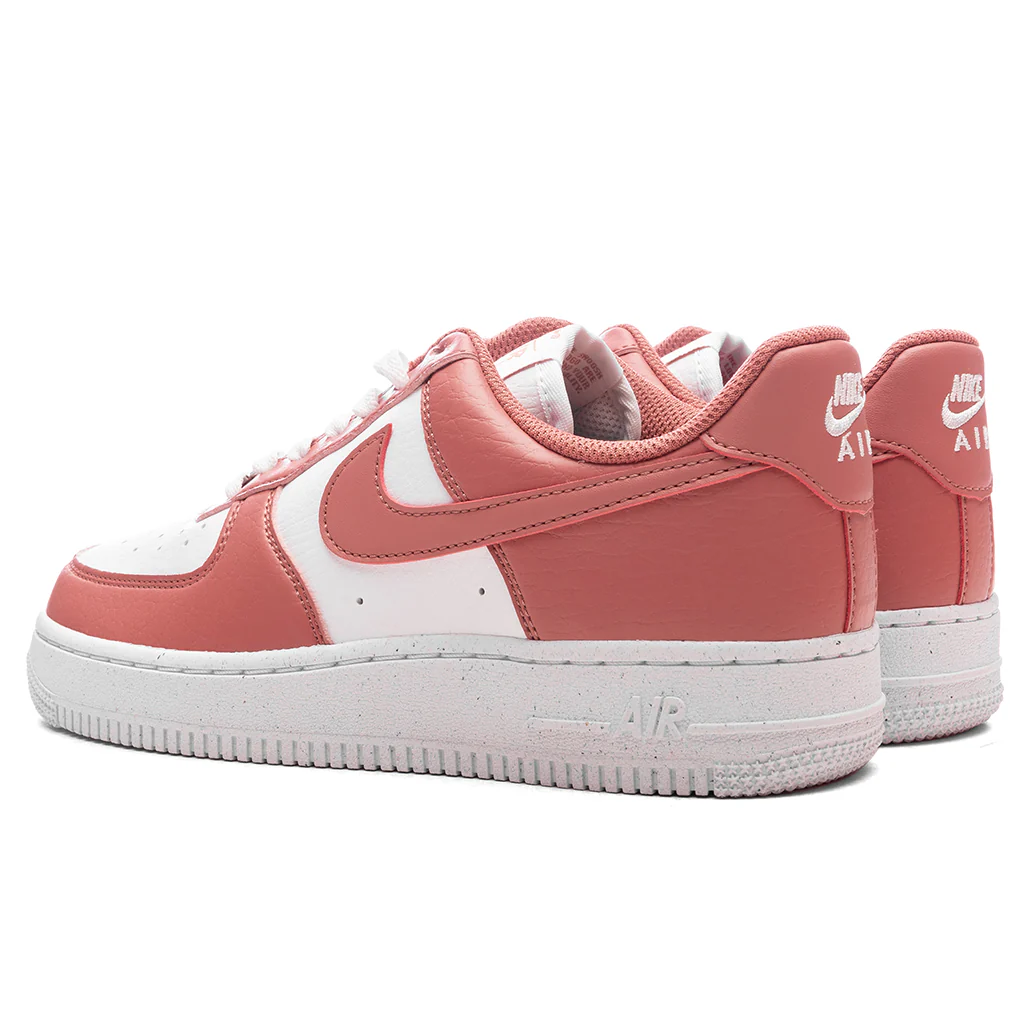 Women's Air Force 1 '07 Next Nature - White/Canyon Pink/Metallic Silver - Image 3