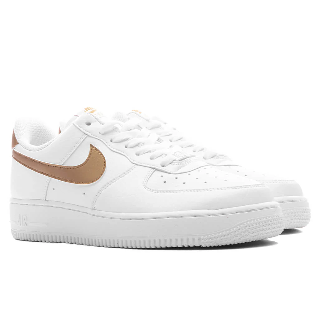 Women's Air Force 1 '07 Next Nature - White/Metallic Gold - Image 2