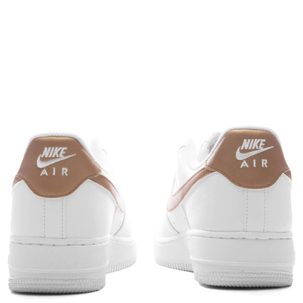 Women's Air Force 1 '07 Next Nature - White/Metallic Gold - Image 4