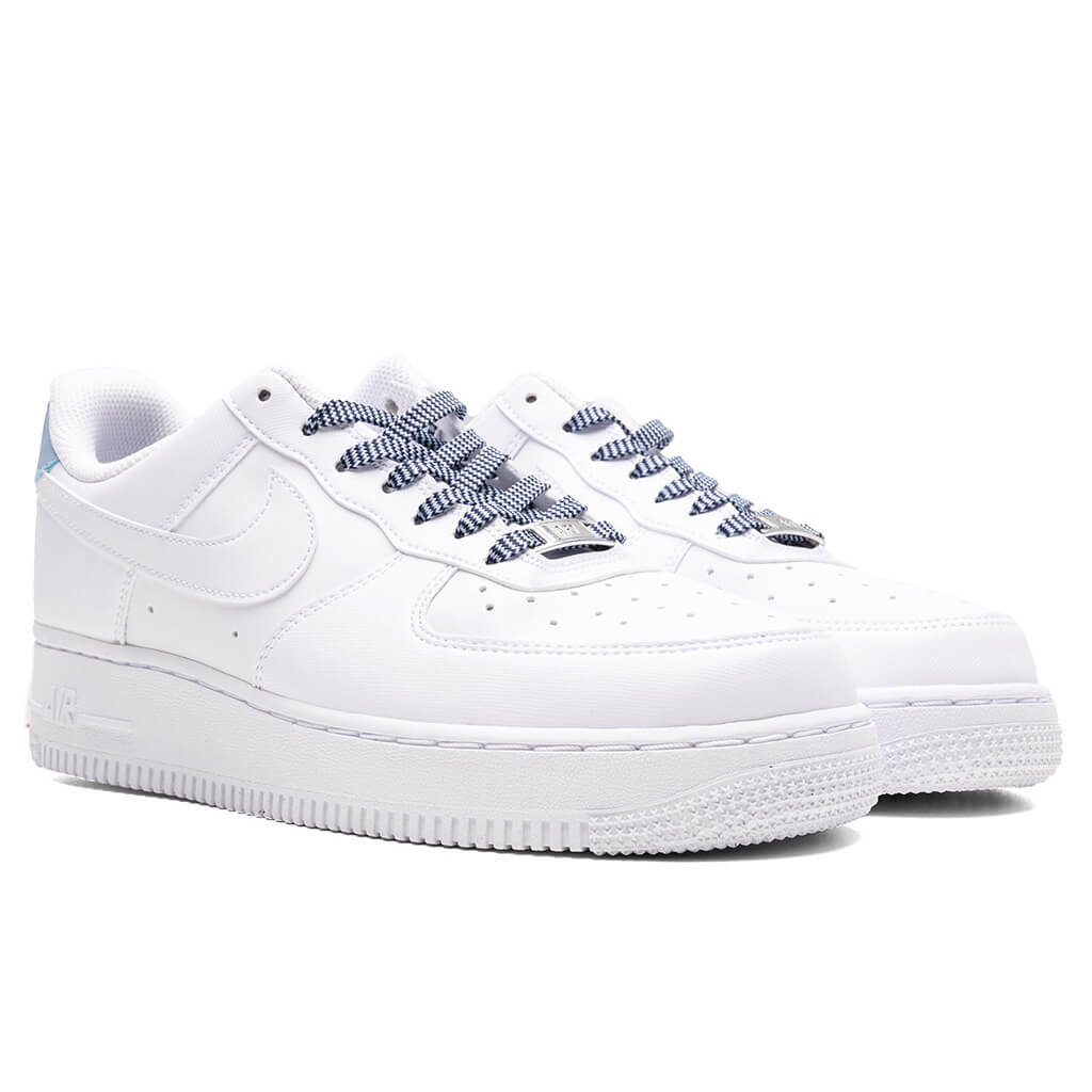 Women's Air Force 1 '07 Next Nature - White/Light Armory Blue - Image 2