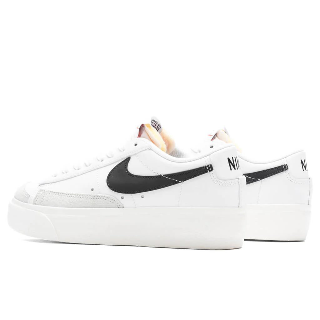 Women's Blazer Low Platform - White/Black/Sail - Image 3