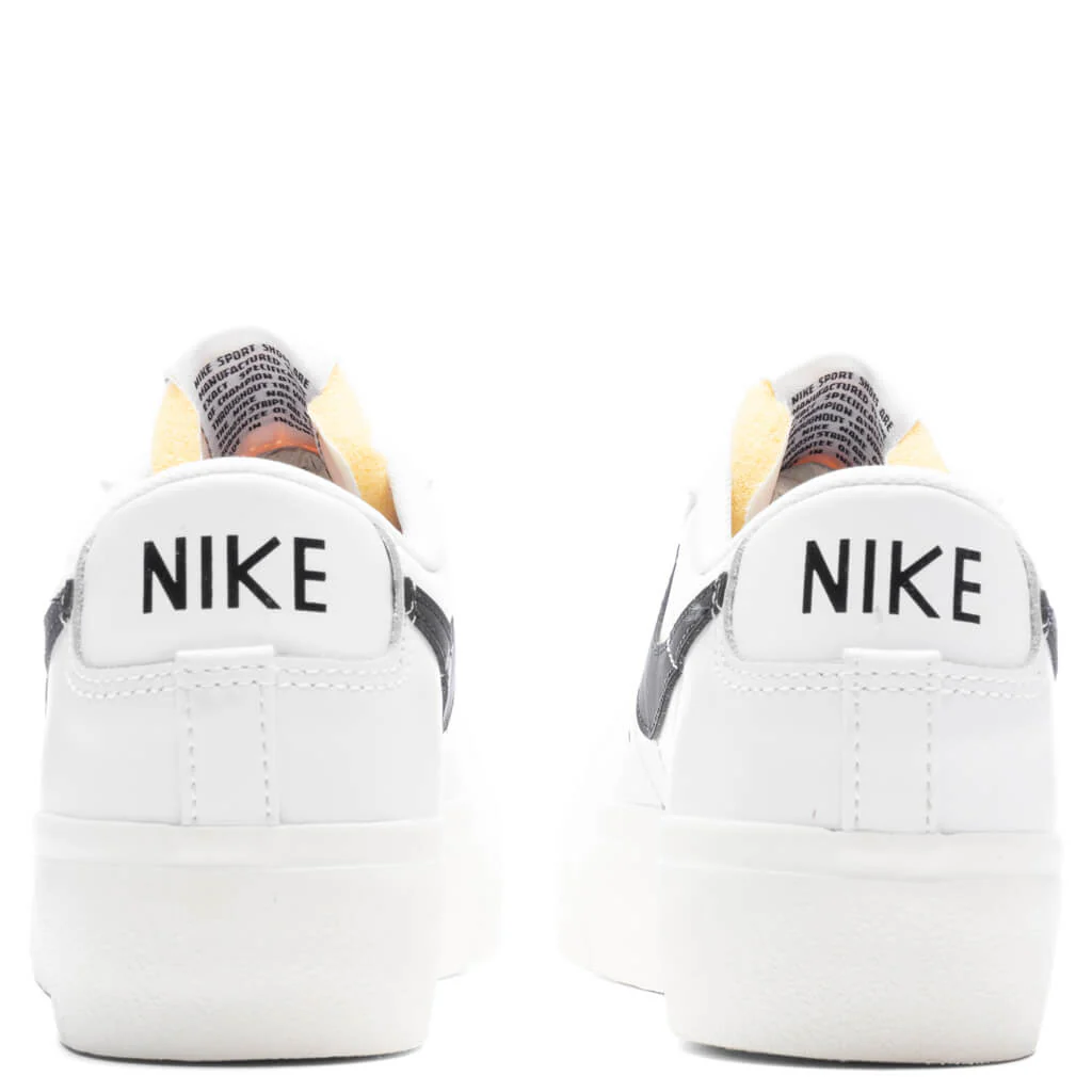 Women's Blazer Low Platform - White/Black/Sail - Image 4