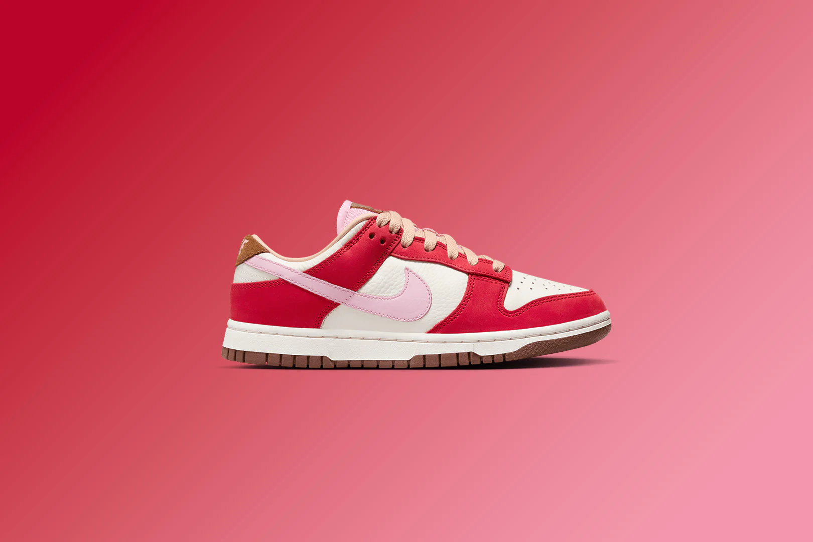 Women's Dunk Low PRM 'Bacon' - Sport Red/Sheen/Sail - Image 5