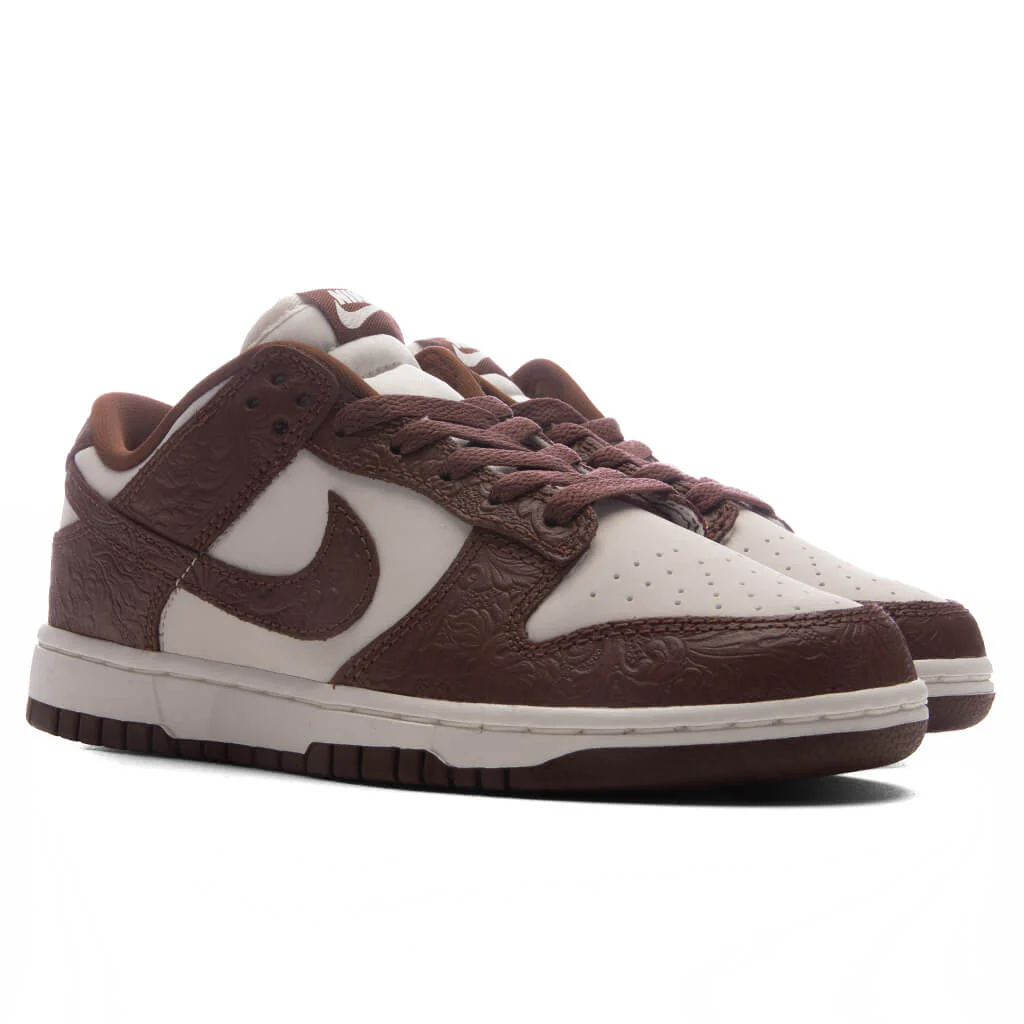 Women's Dunk Low 'Embossed Baroque' - Sail/Fauna Brown/Metallic Gold - Image 2