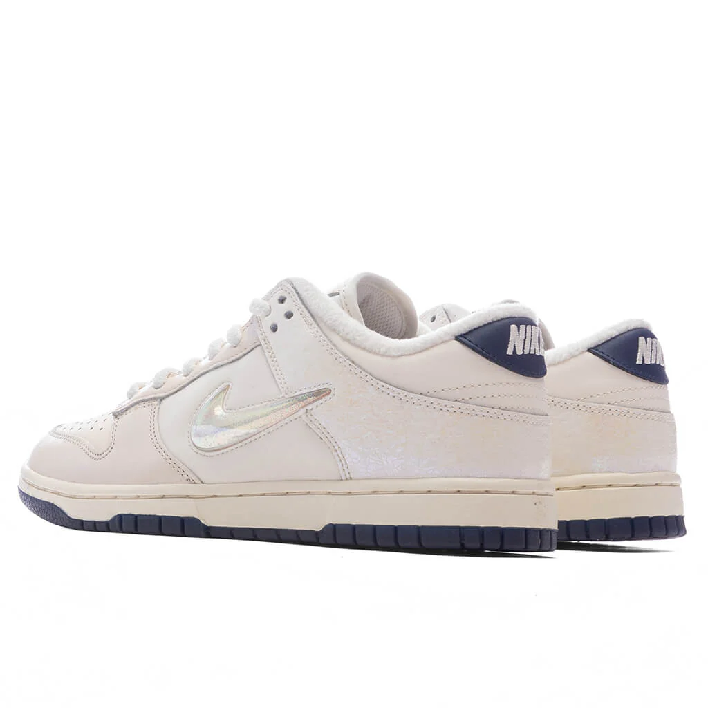 Women's Dunk Low - Soft Pearl/Multi/Midnight Navy - Image 3