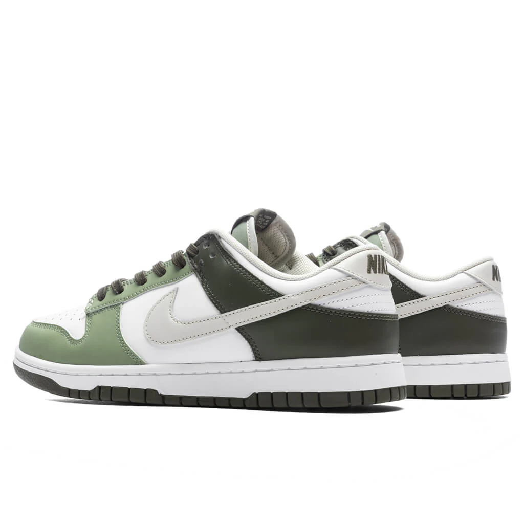 Dunk Low - White/Light Bone/Oil Green/Cargo Khaki - Image 3
