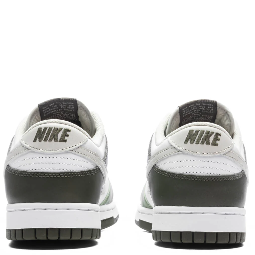 Dunk Low - White/Light Bone/Oil Green/Cargo Khaki - Image 4