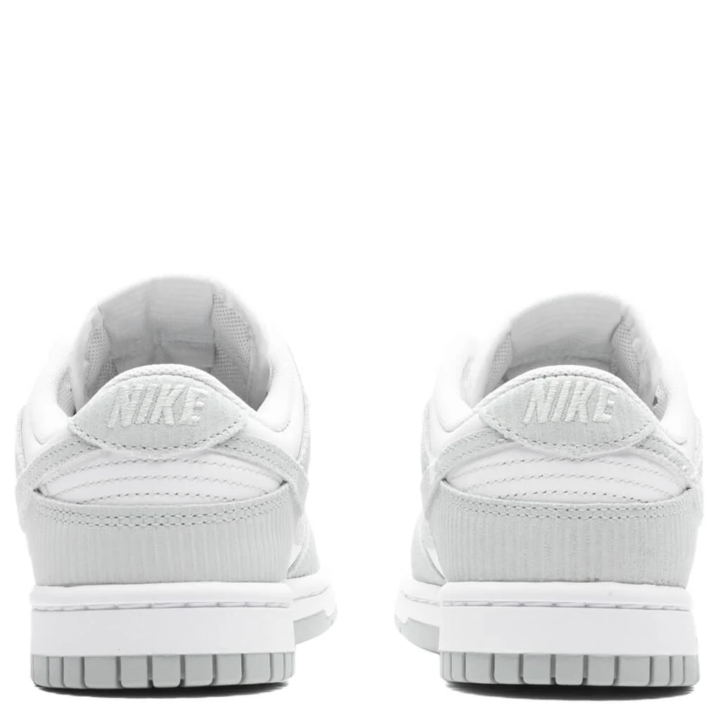 Women's Dunk Low - White/Light Silver - Image 4