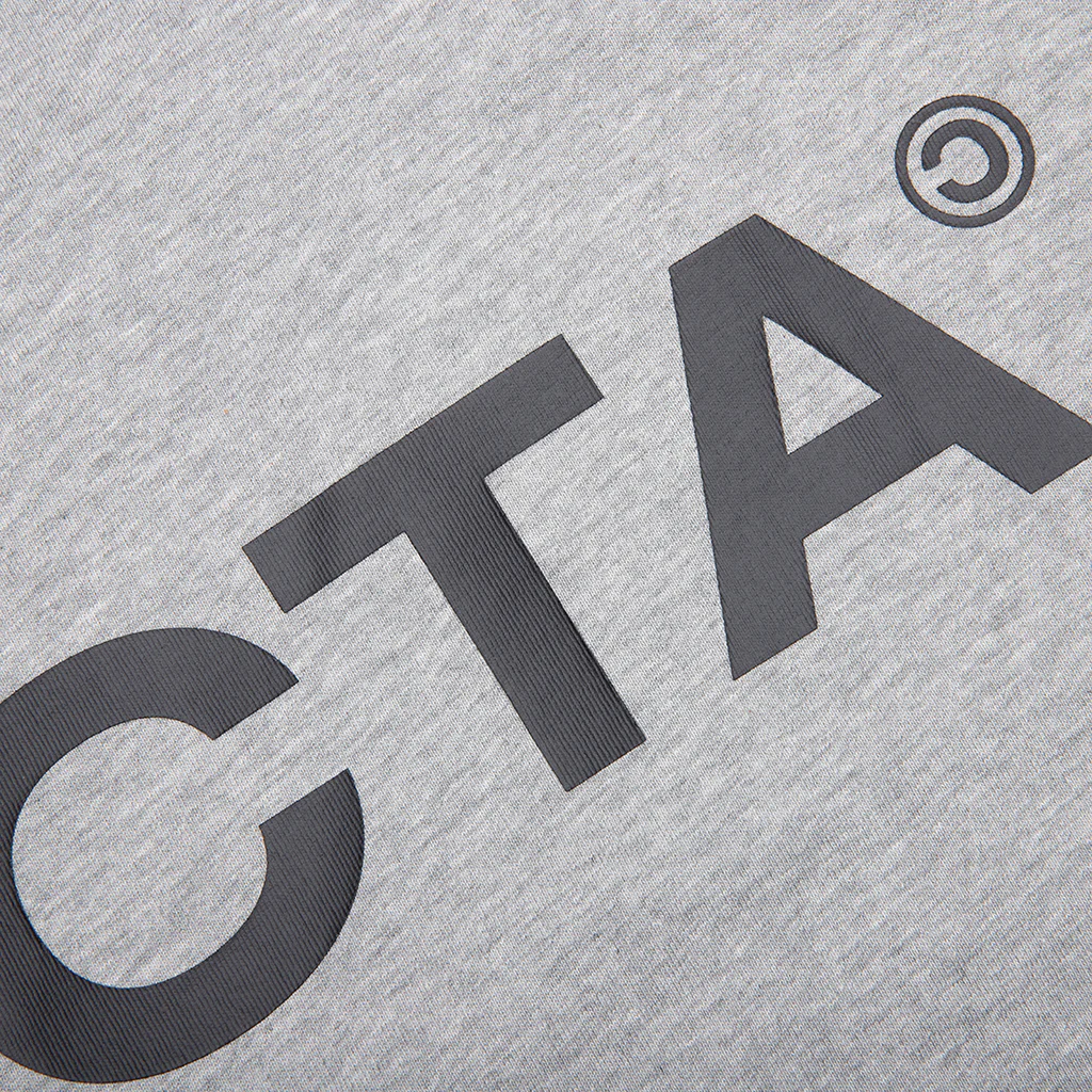 Nike x NOCTA Big Body CS Tee - Heather Grey/Matte Silver/Black - Image 4