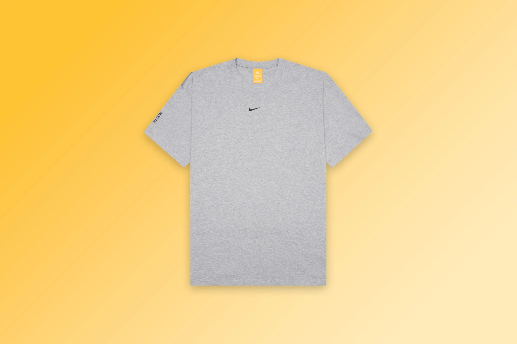 Nike x NOCTA Big Body CS Tee - Heather Grey/Matte Silver/Black - Image 6