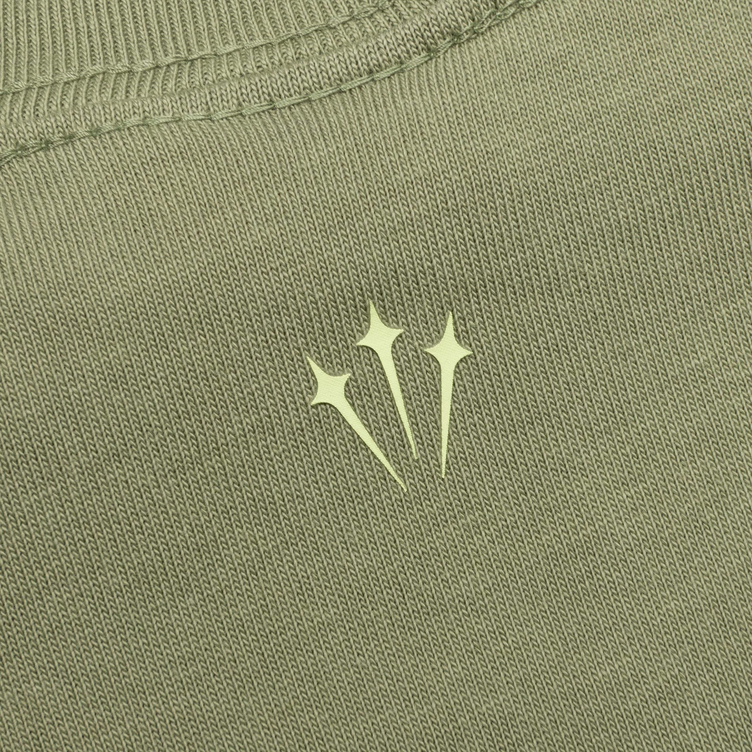 Nike x NOCTA NRG Cs Tee S/S - Oil Green/Light Liquid Lime - Image 4