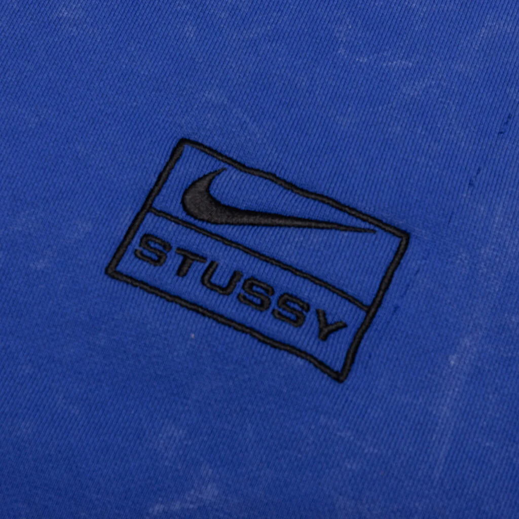 Nike x Stussy NRG Acid Wash Crew - Game Royal/Black/Black - Image 4