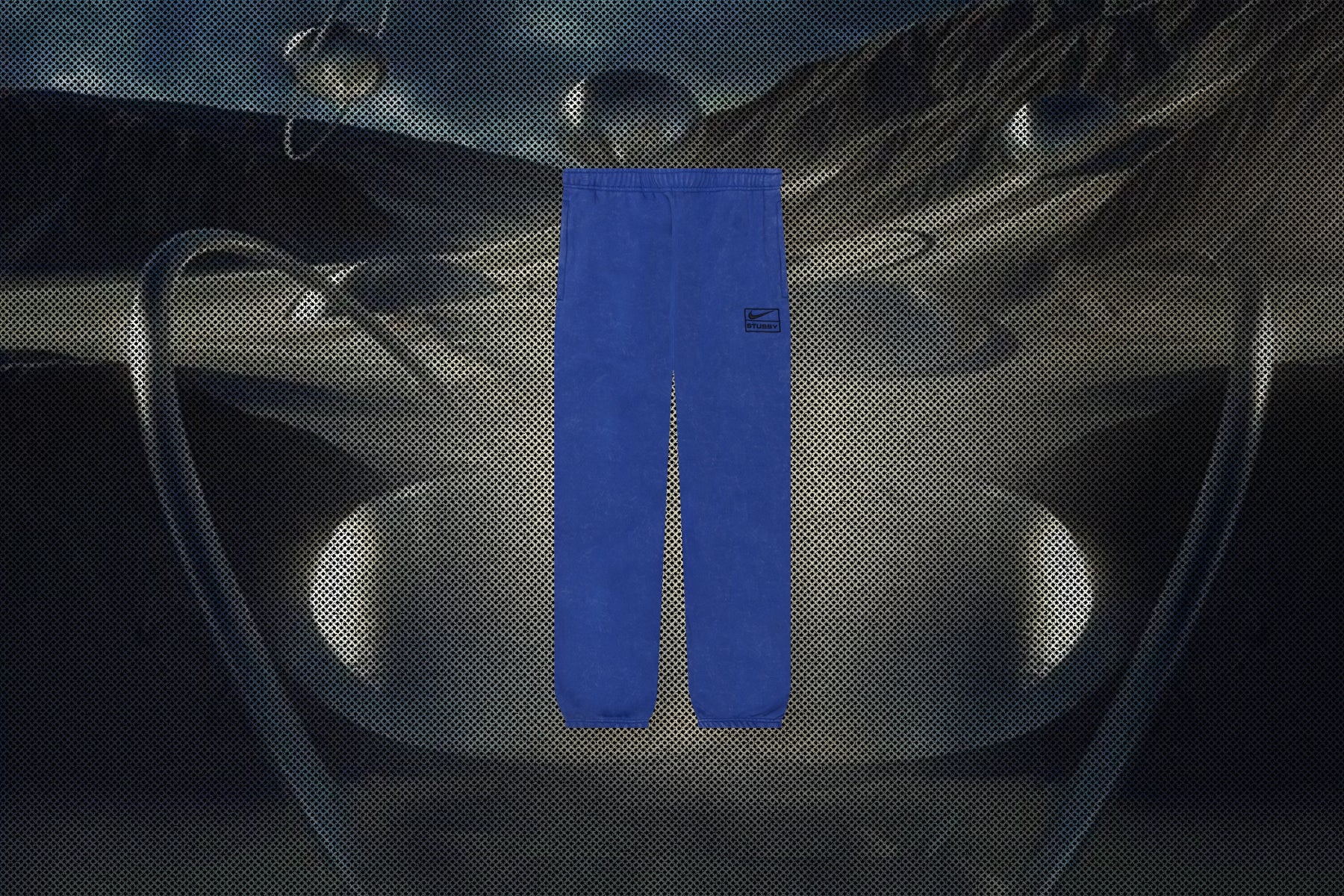 Nike x Stussy NRG Acid Wash Pant - Game Royal/Black/Black - Image 5