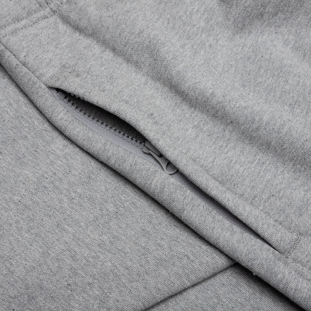 Nike x Stussy NRG Fleece Pant - Dark Grey Heather/Black - Image 4