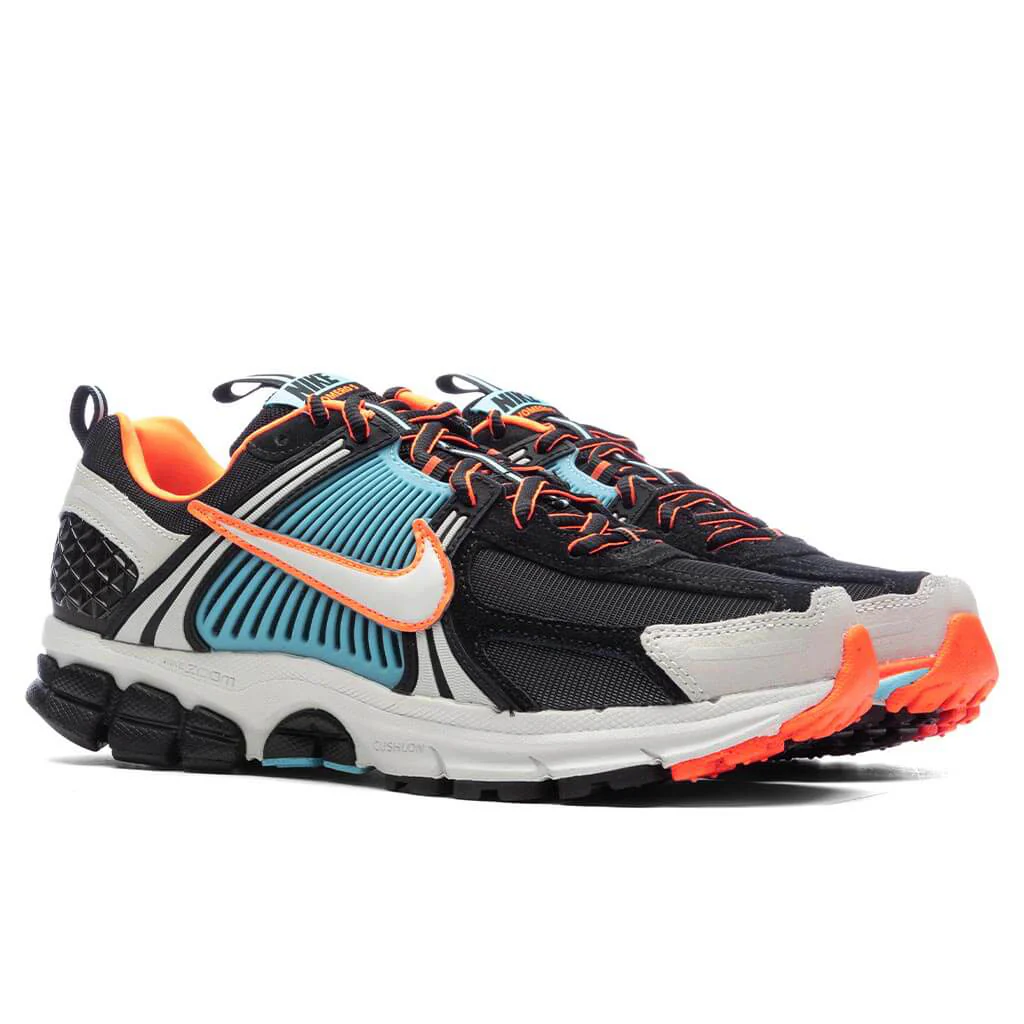 Women's Zoom Vomero 5 Premium - Black/Light Bone/Blue Gaze/Total Orange - Image 2