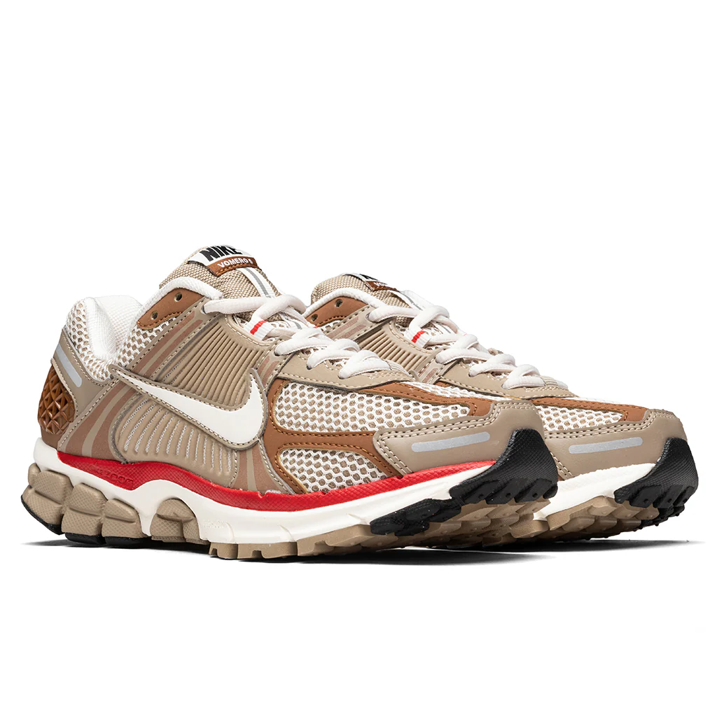 Women's Zoom Vomero 5 - Khaki/Phantom/Fire Red/Sail - Image 2