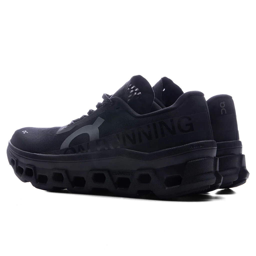 Women's Cloudmonster 1 - Black/Black - Image 3