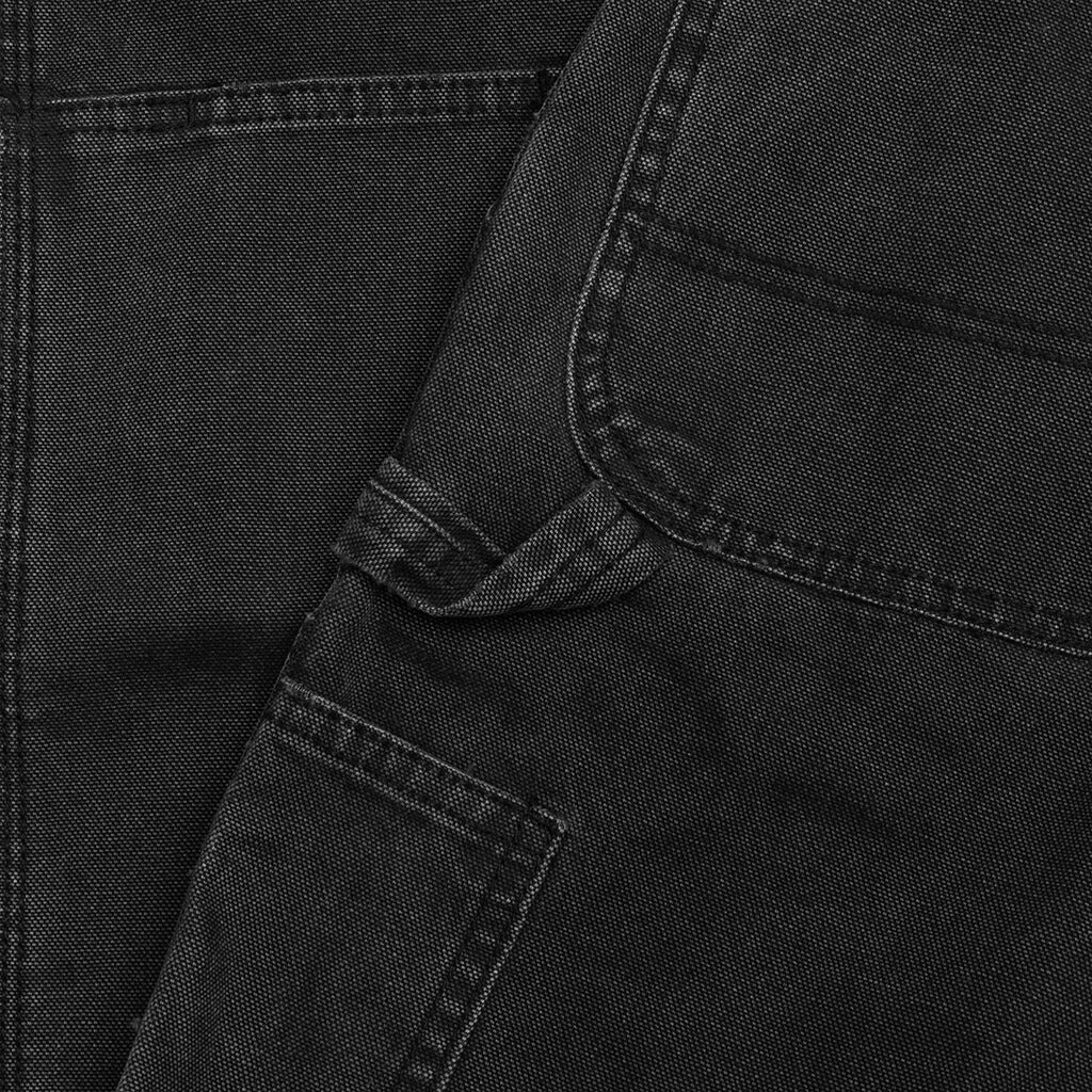 Canvas Double Knee Work Pant - Black - Image 5