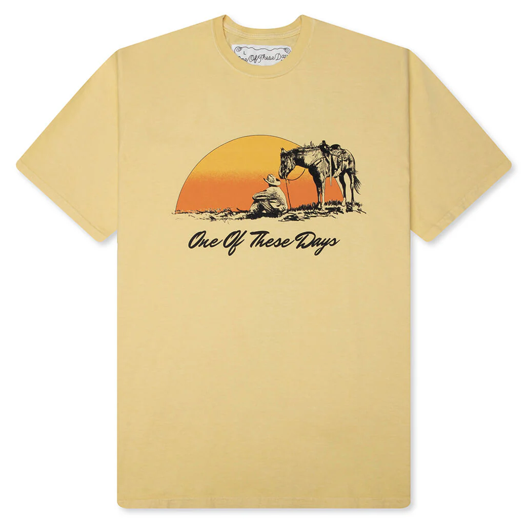 Could Only Remember T-Shirt - Hard Washed Yellow
